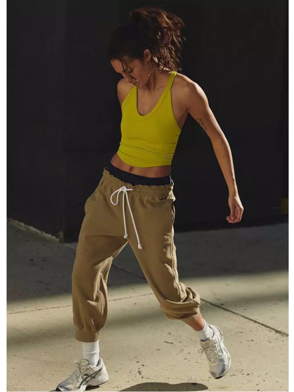 Free People Yellow Racerback Ribbed Camisole - Picture 2 of 4